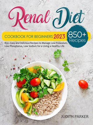 cover image of Renal Diet Cookbook For Beginners 2023
